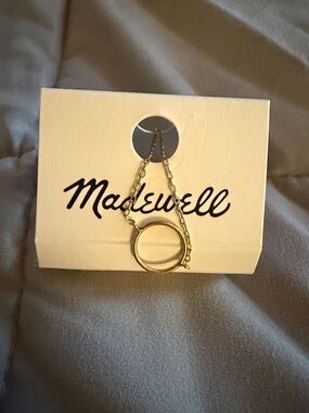 Madewell Delicate Gold Ring Bracelet